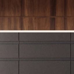 Anthracite and walnut