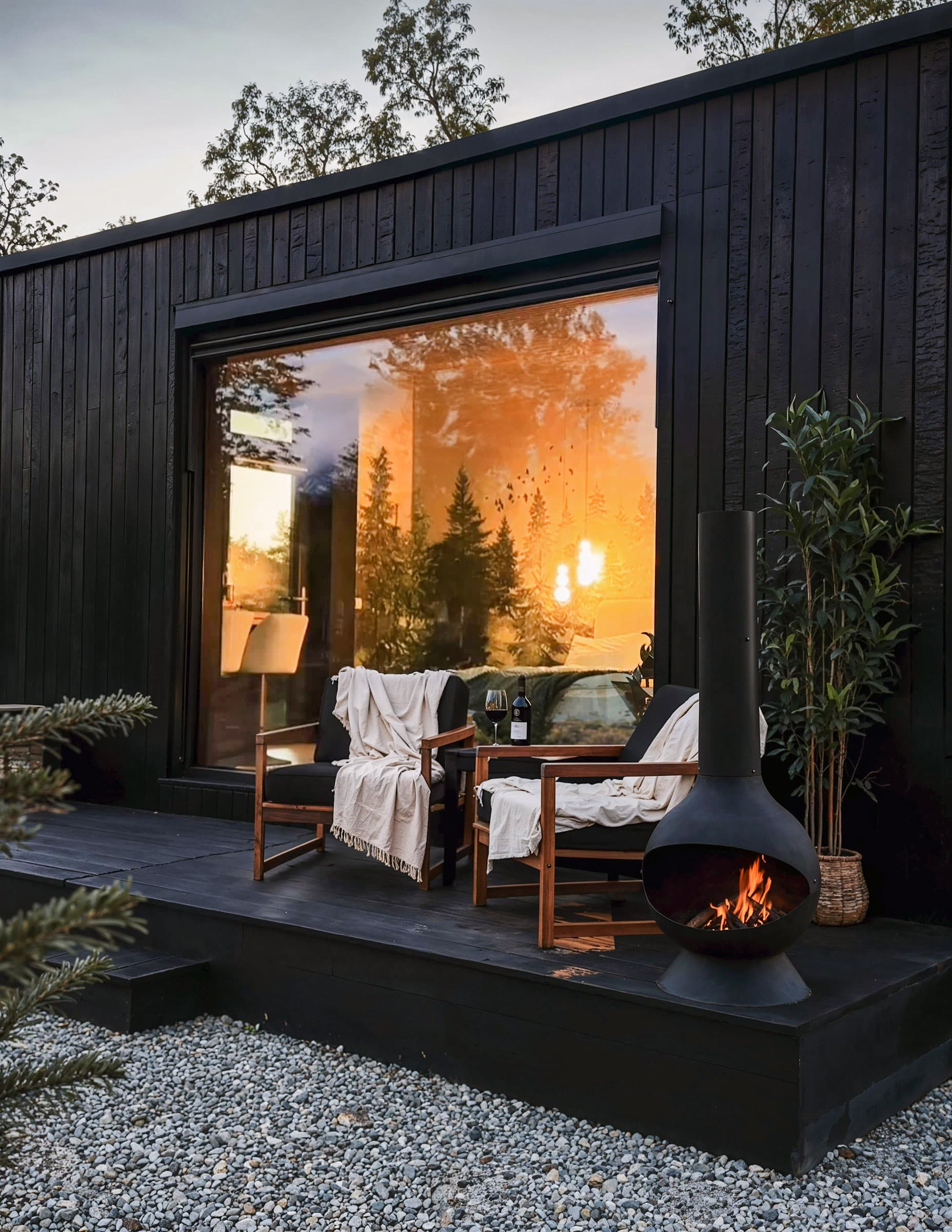 Foto des 24 m² großen BIOBUILDS-Hauses im Porumbacu Garden 8