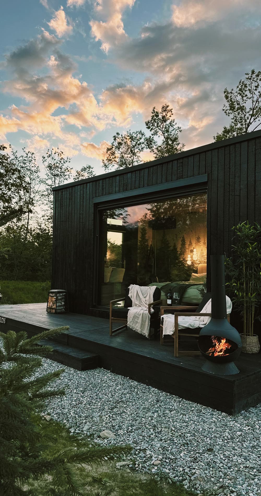 Foto des 24 m² großen BIOBUILDS-Hauses im Porumbacu Garden 5