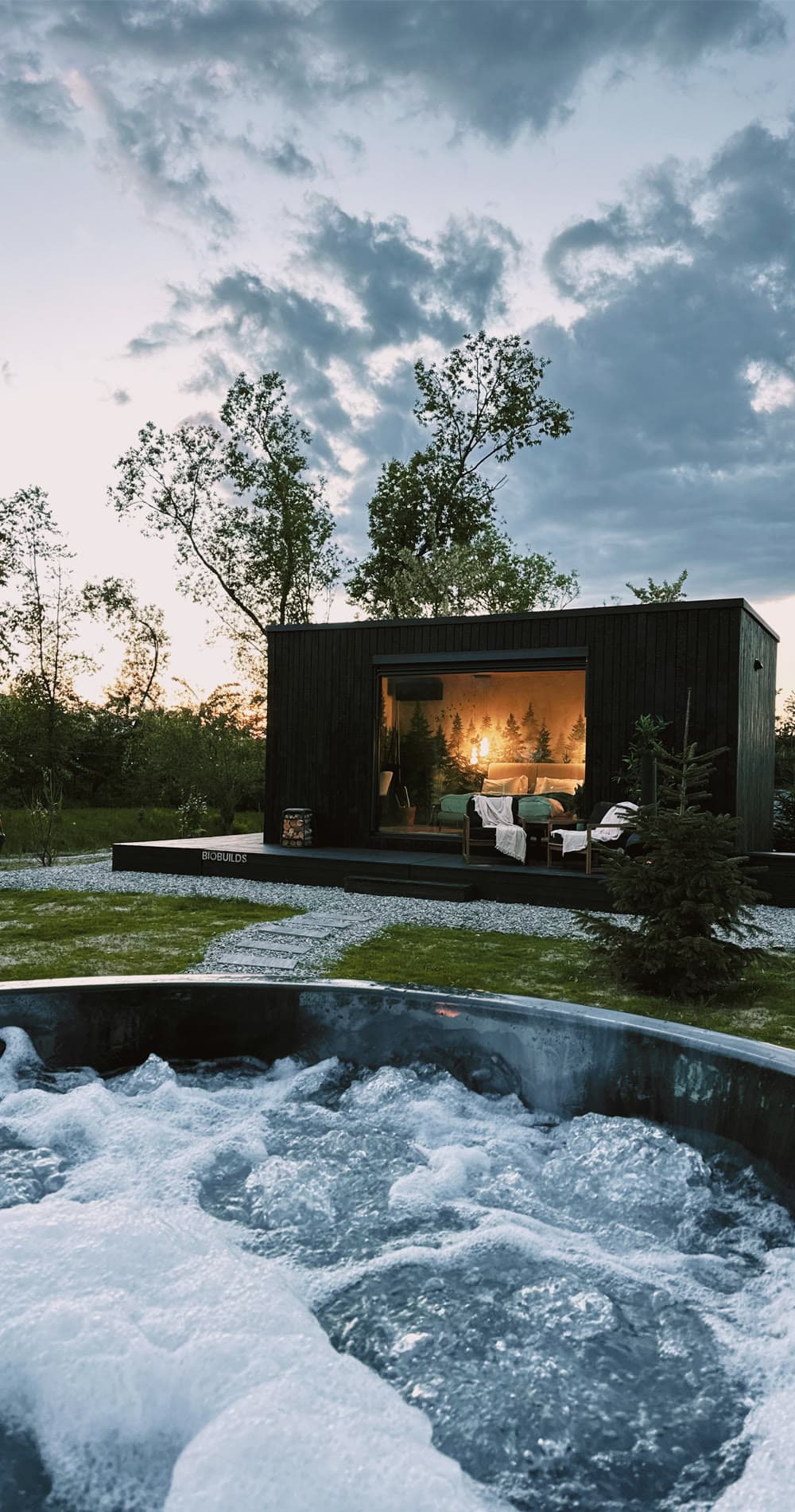 Foto des 24 m² großen BIOBUILDS-Hauses im Porumbacu Garden 10