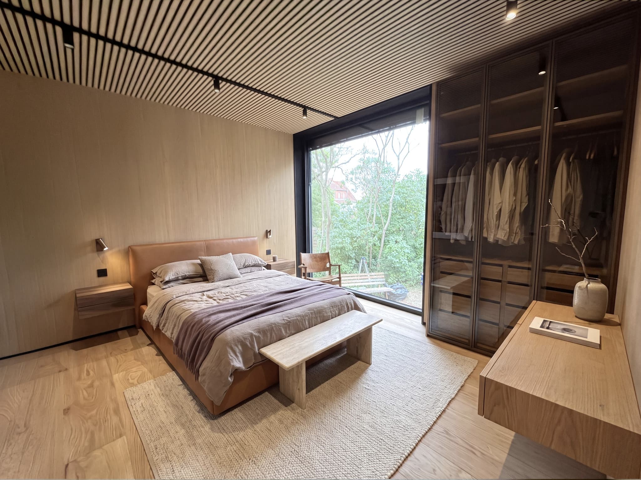 142m2 Sanctuary main bedroom with garden window