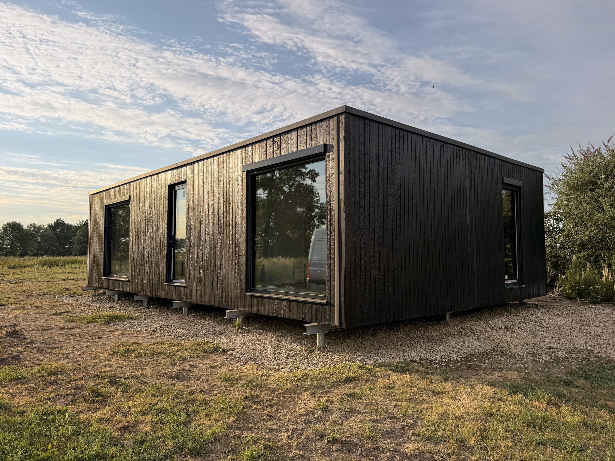 95m2 Serenity - mounted at sunset