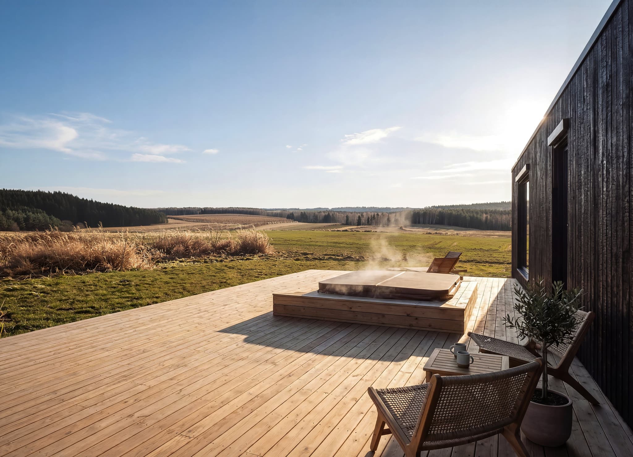 48m2 Wanderlust - deck over the fields