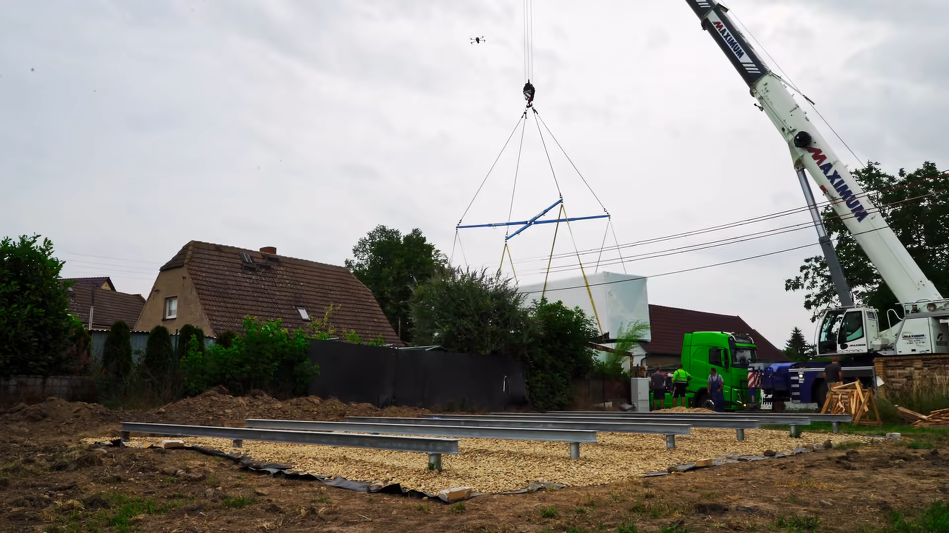 BIOBUILDS modular home delivery
