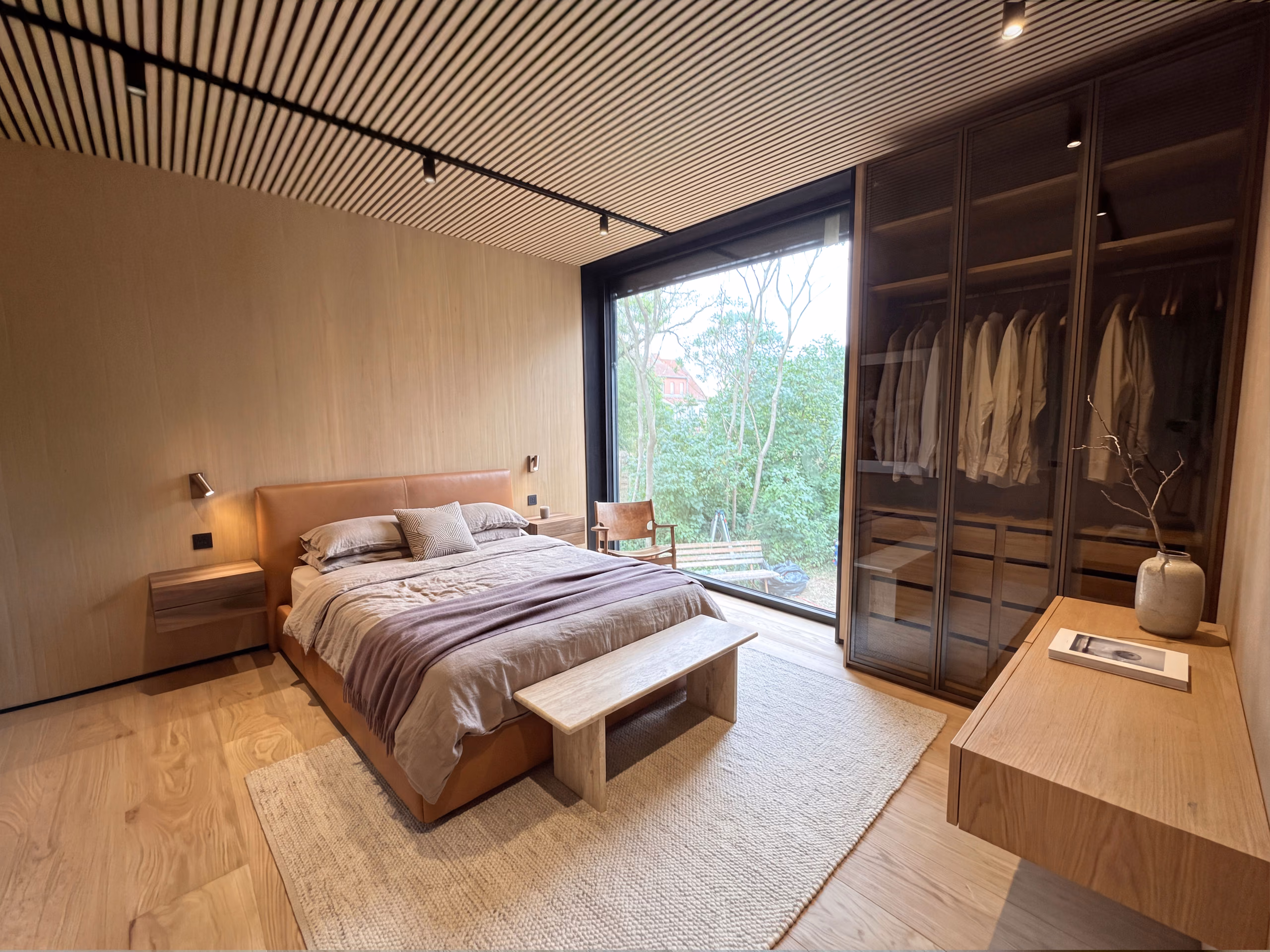142m2 Sanctuary main bedroom with garden window