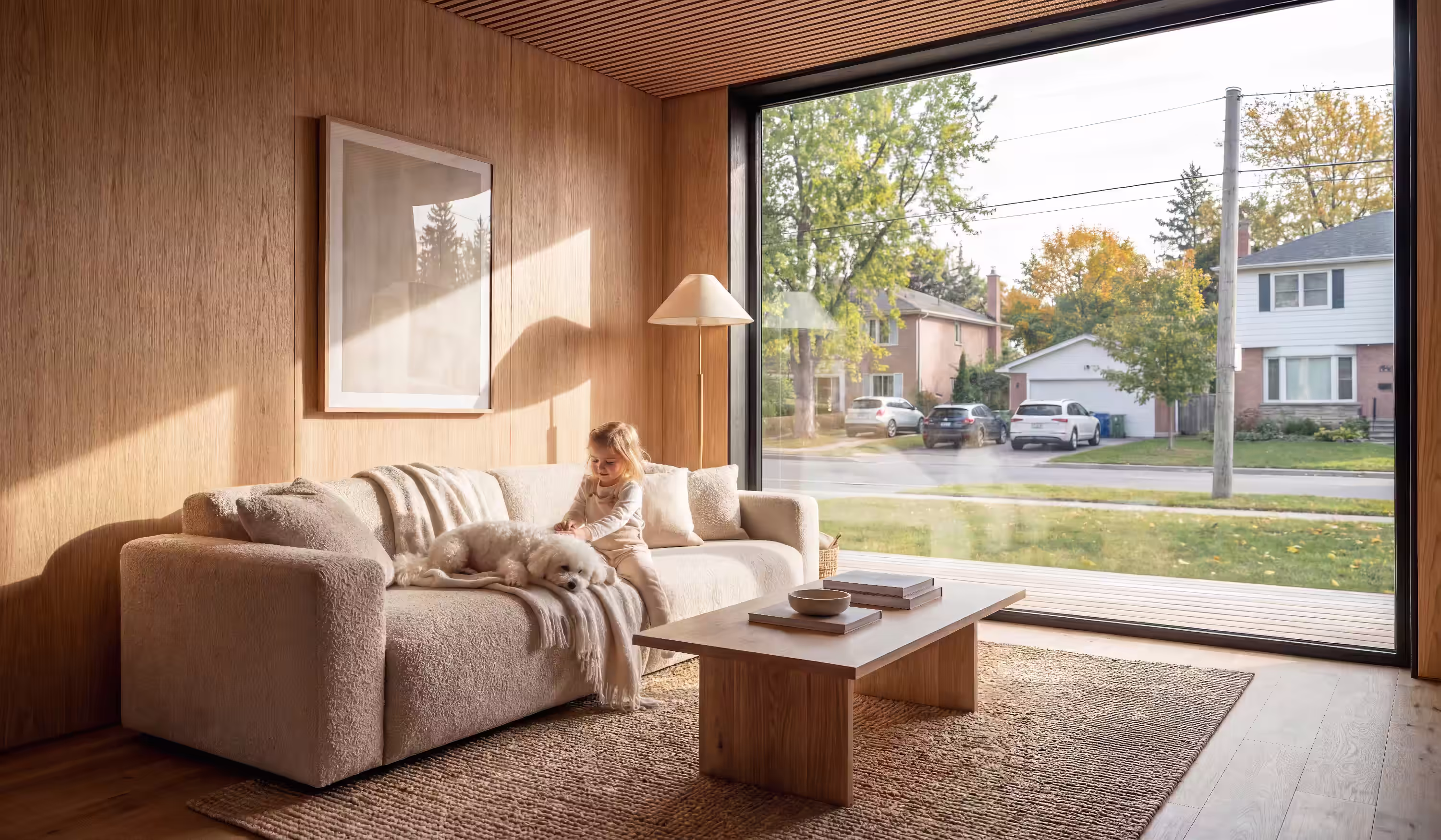 Familie im BIOBUILDS-Haus