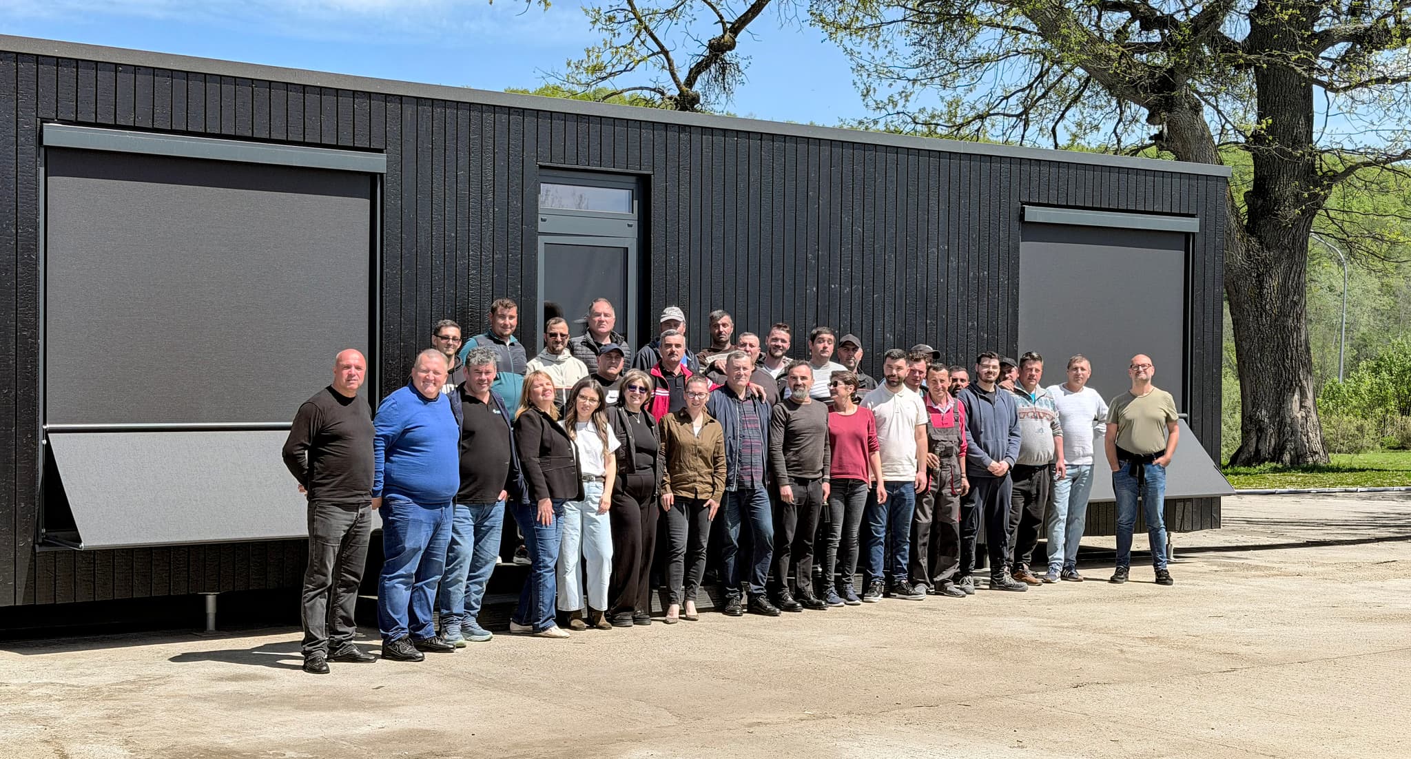 Das BIOBUILDS-Team: Architekten, Ingenieure, Produktion und Lieferung