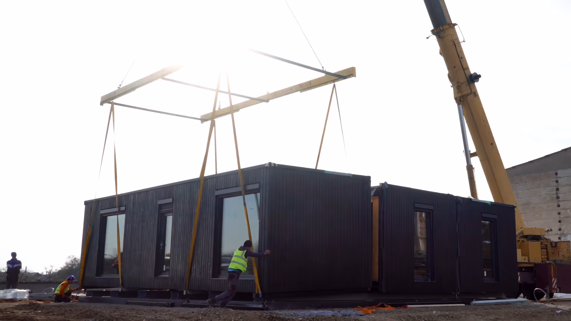 BIOBUILDS modular home delivery